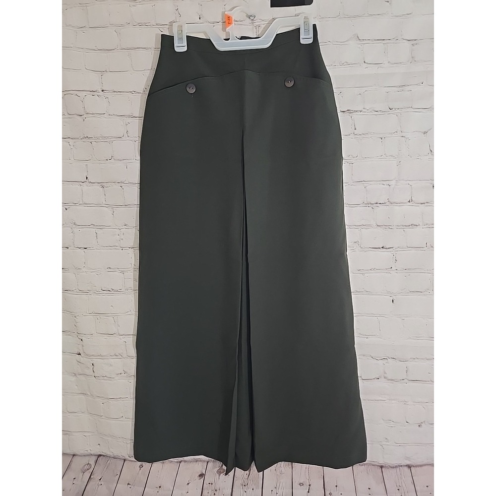 Bodyglove Dark Green Y2k Trapeze Maxi Cargo Skirt Harajuku Korean Fashion Sz M